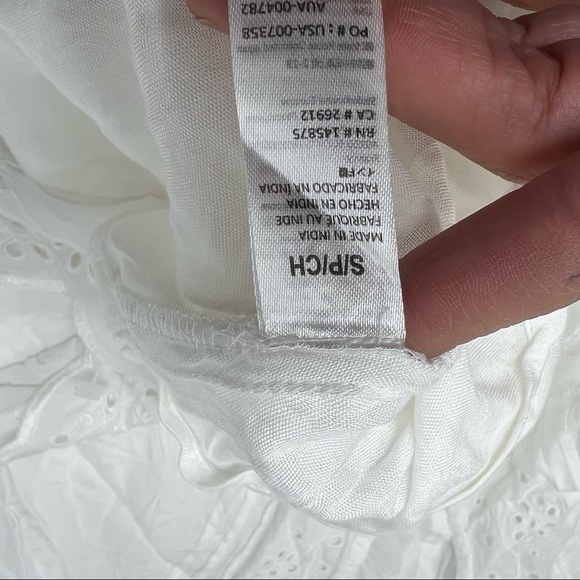 Amuse Society White Romper Small - Picture 9 of 10